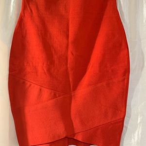 Red bandage skirt